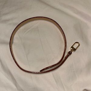 Louis Vuitton Pochette Accesoires Vachetta Leather Strap